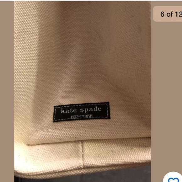 Kate Spade Canvas Tote - Picture 5 of 8
